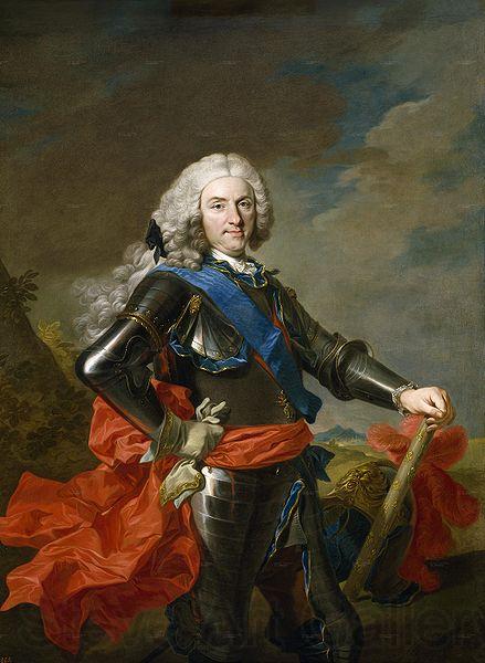 Loo, Louis-Michel van Portrait of Philip V of Spain Spain oil painting art